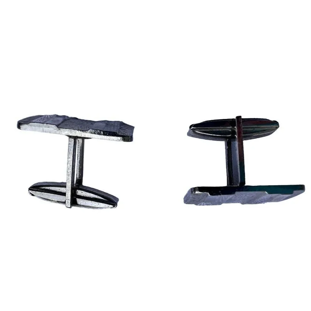 Vintage Silver Bullet Back Cufflinks